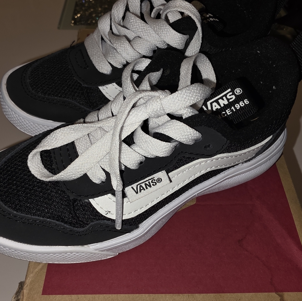 Vans Range Exp Black and White Toddler Kid Unisex Shoes Size 10.5